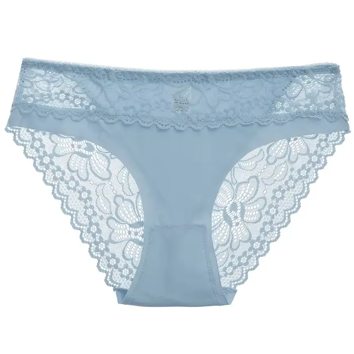 Krajka Dámské kalhotky Sexy Bezešvé Dámské spodní prádlo Dámské kalhotky Nízký pas Spodní prádlo Pevné kalhotky Dívky kalhotky Tangas Slip Ženy