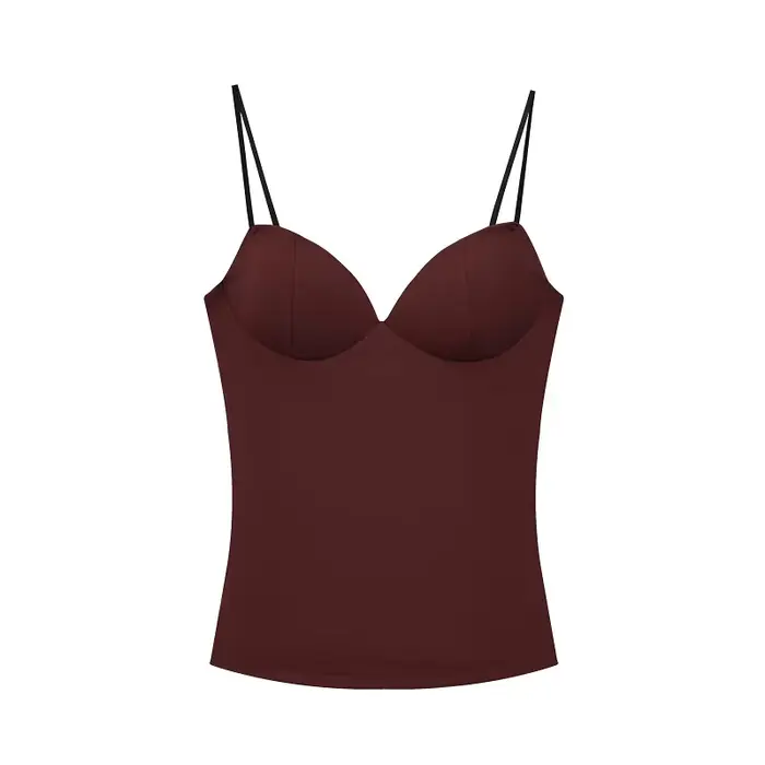 MUJER Sexy Corset haut court femme Camisole dos nu hauts courts pour femmes sans manches Bustier hauts femmes bretelles bustier tubulaire femme
