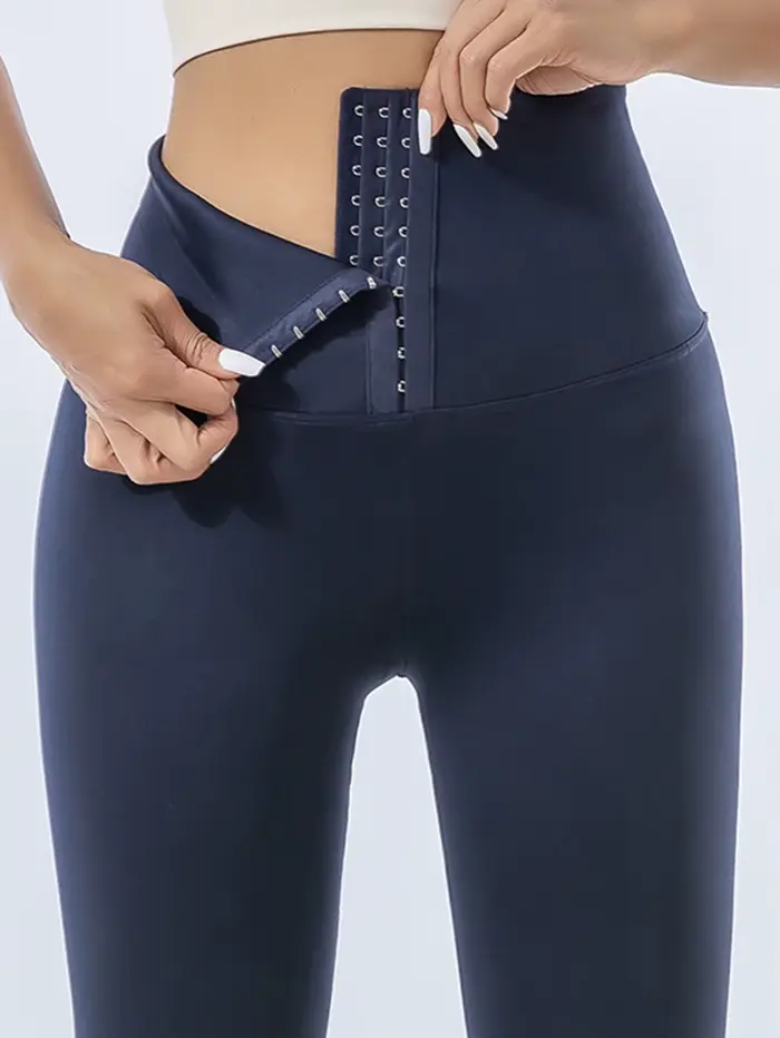 Pantalon requin boutonnage taille haute taille compression hanche ascenseur pantalons de yoga Europe