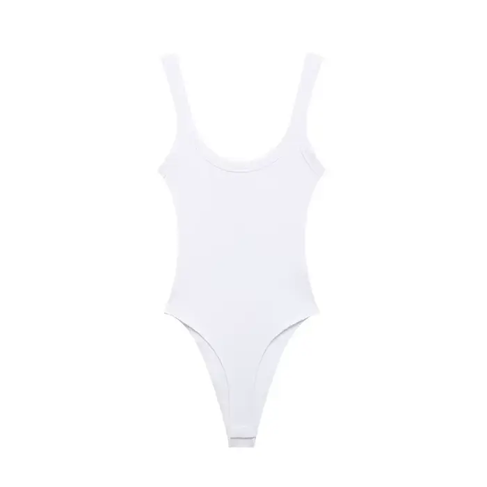Body côtelé slim pour femmes, bretelles à col rond, boutons-pression, combishort féminin, mode Sexy