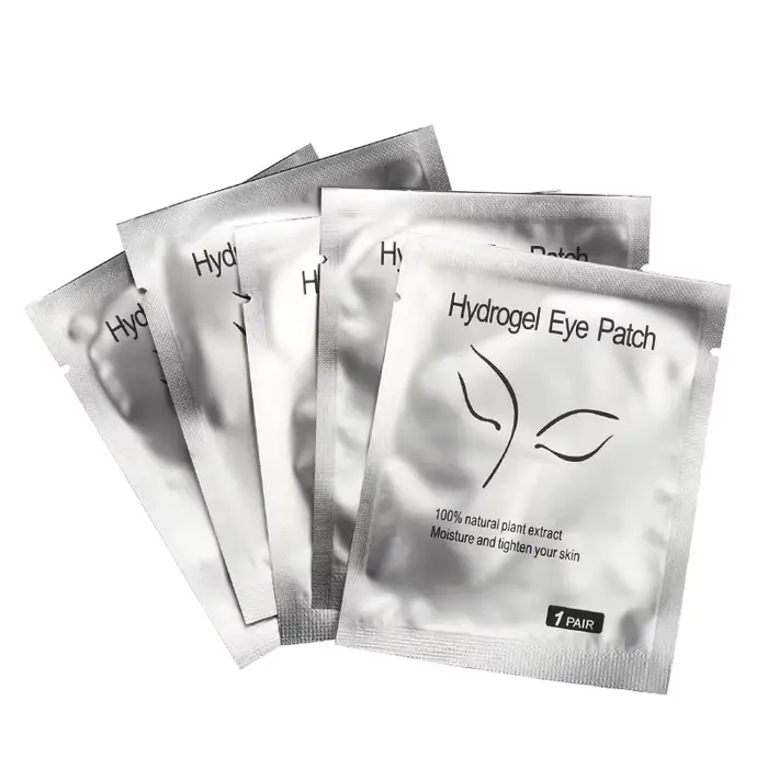 50 paires de patchs pour cils sous les yeux, coussinet d'isolation pour les yeux, élimine l'hydrogel