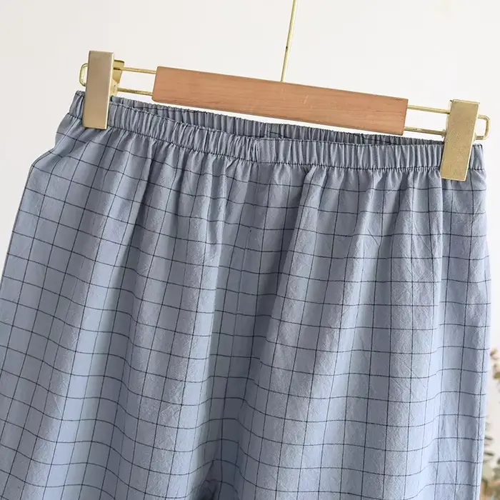 Pánské pyžamo FJJ, bavlněná látka s jemnými kostkami
