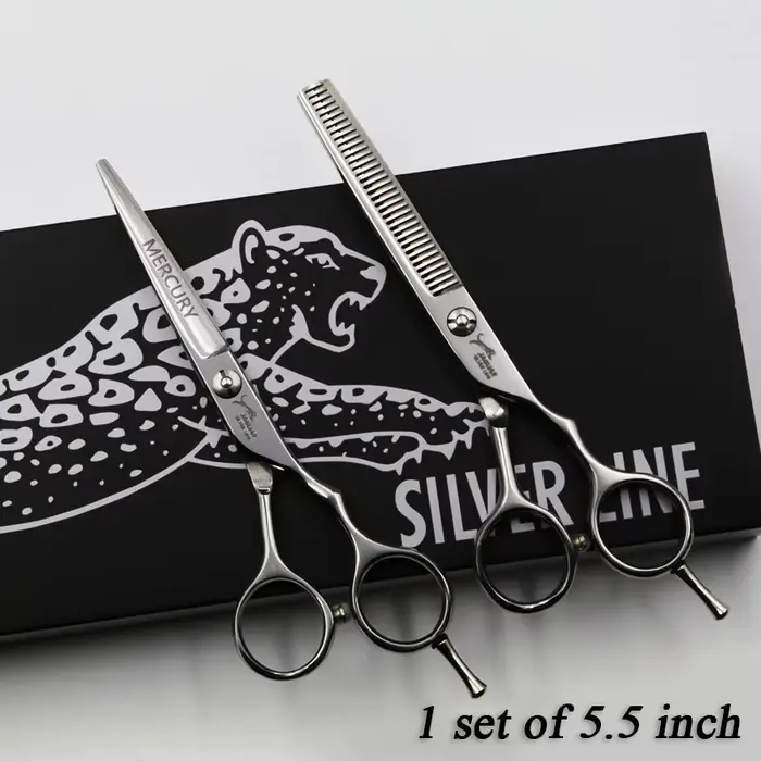 Ciseaux à cheveux professionnels 5/5,5/6/6,5 pouces – Kit de coiffure de haute qualité (ciseaux de c
