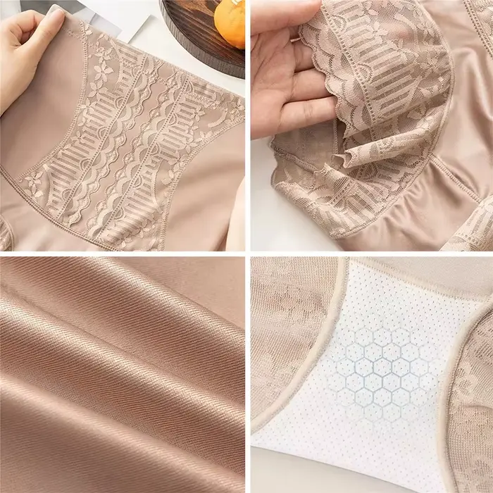Culottes de contrôle féminines en dentelle nylon et élasthanne pour un soutien doux et une silhouette affinée occasions spéciales