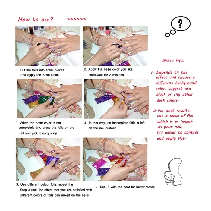 Feuille de transfert de dentelle noire et blanche, 10 rouleaux de 2.5x60cm, pour Nail Art, enveloppe