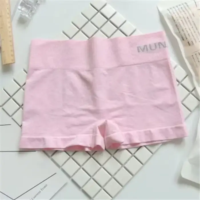 Culottes de sécurité pour femmes, sans couture, modelantes, décontractées, style boxer, en coton