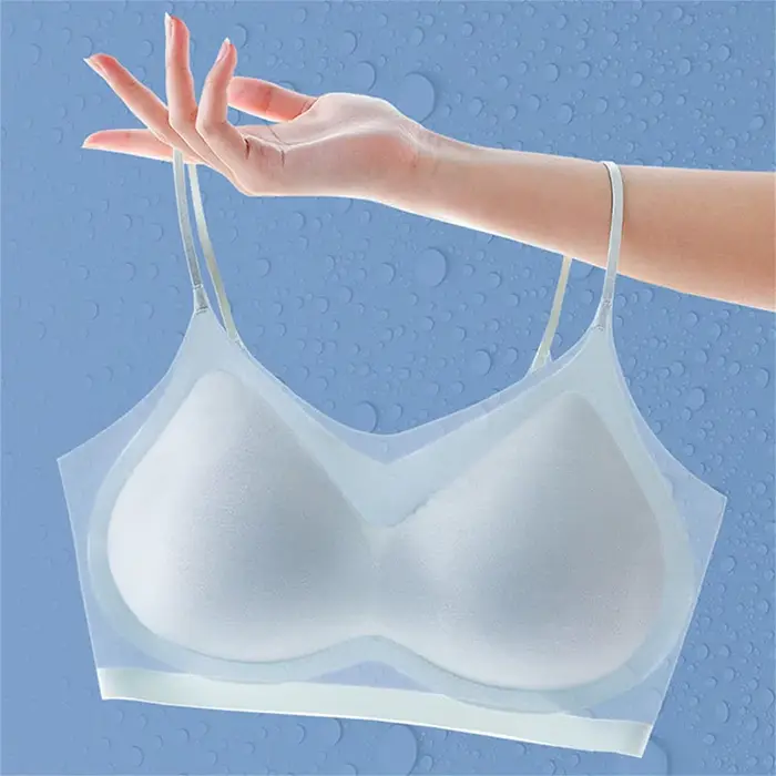 Injbra ultra tenká bezešvá pro ženy, sexy push-up podprsenka, bezdrátová podprsenka, letní spodní prádlo, osvěžující podprsenka na vzduch, nová