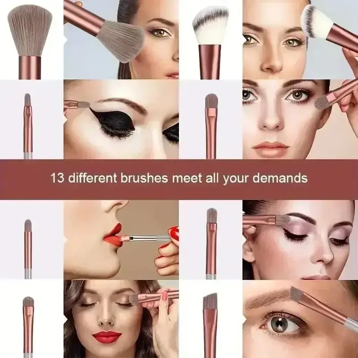 Ensemble de pinceaux de maquillage, doux et moelleux, professionnel, fond de teint cosmétique, poudr