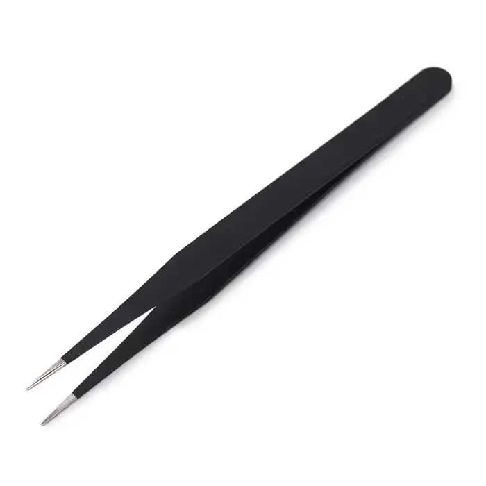 černá a bílá antistatická nerezová ocel přesné klipy pro Nail Art řas rozšíření a profesionální make-up