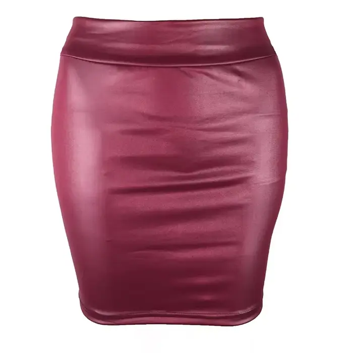Femmes été Mini jupes taille haute coupe ajustée hanche crayon jupes Vintage moulante jupe Sexy Club