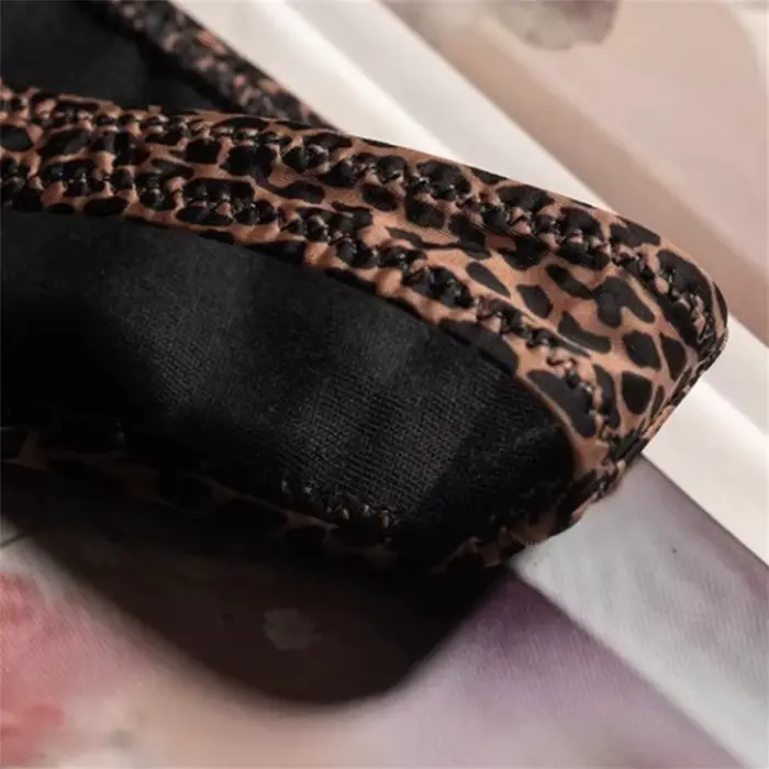 String imprimé léopard pour femmes, fente haute, sous-vêtements Sexy en soie glacée, sans couture, une pièce, Fitness, grande taille, nouvelle collection printemps/été