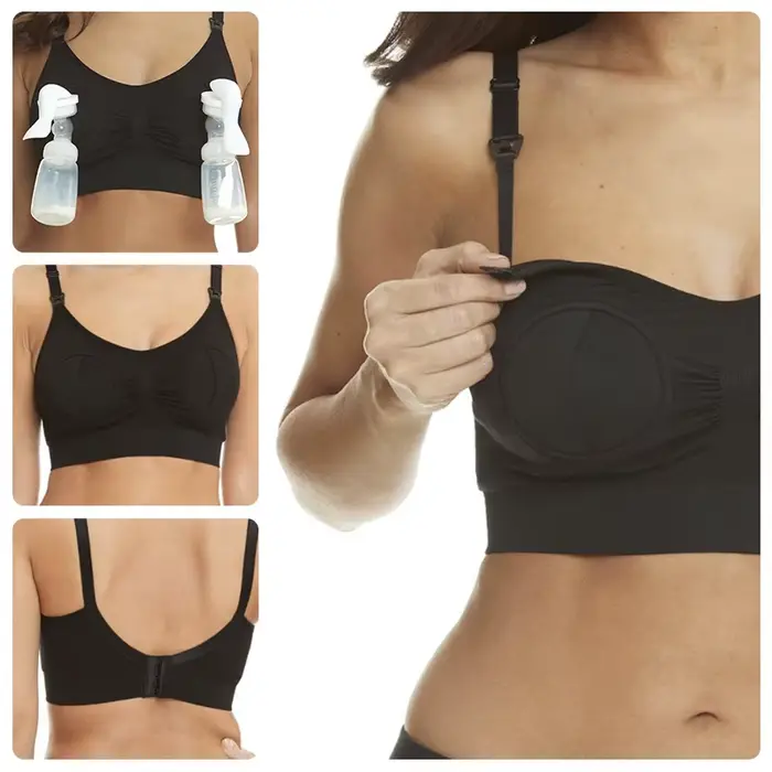 Soutien-gorge de maternité pour tire-lait, soutien-gorge d'allaitement spécial, vêtements de grossesse, soutien-gorge de pompage d'allaitement, peut porter toute la journée