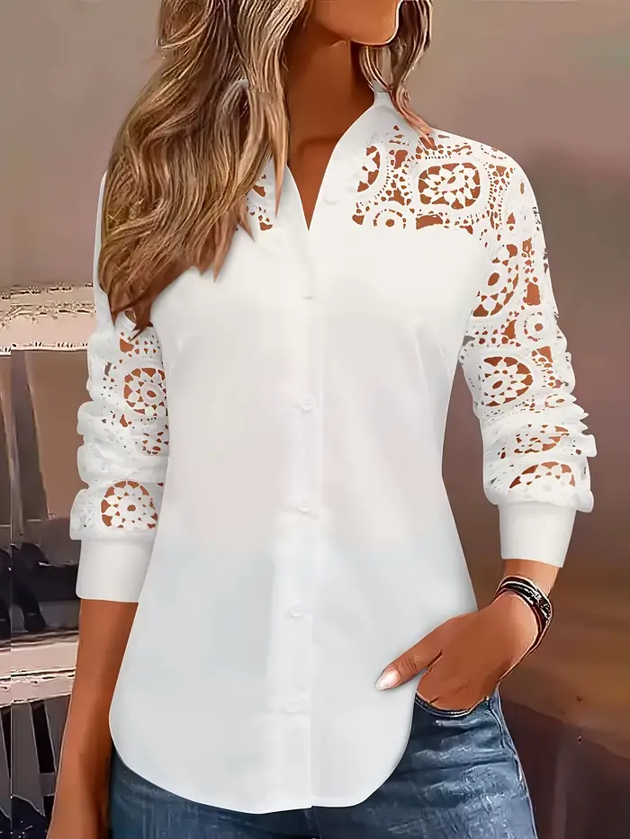 Tempérament ample femme chemise mode blouse décontractée élégant à manches longues femme chemise vac