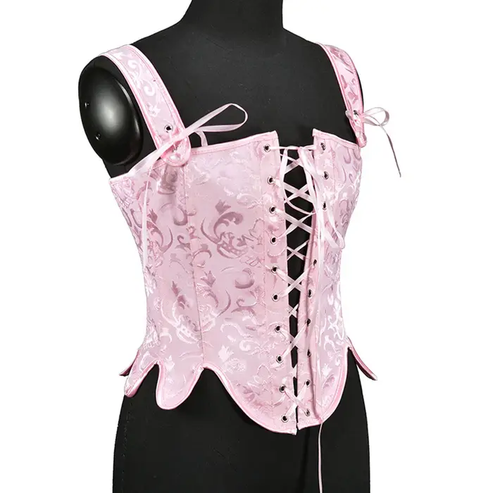 Steampunk korzet pro ženy vícebarevné Bustier aplikované pet zvláštní příležitosti