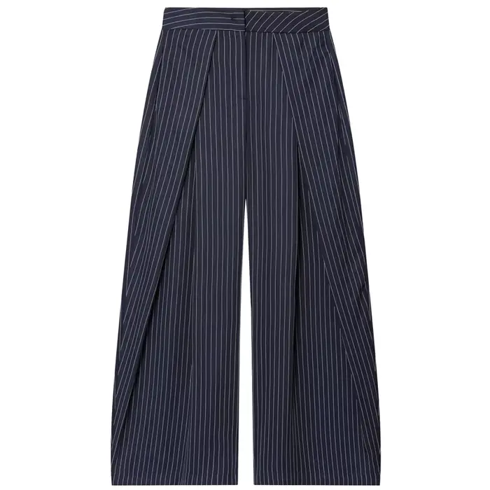 Pantalons de femme plissés rayés pour l'automne 2025 élégants et décontractés à offrir pour diverses occasions