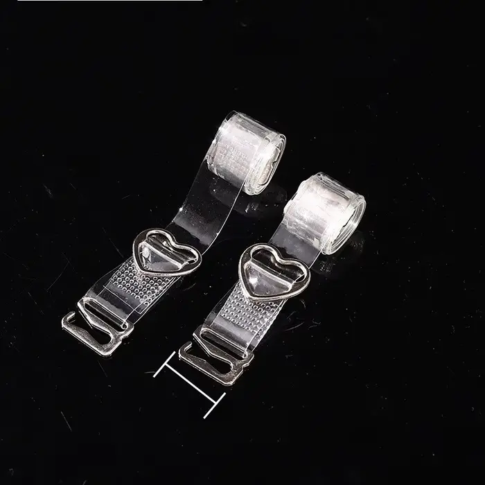 Soutien-gorge Invisible en Silicone Transparent, haute élasticité, sangle ajustable pour sous-vêtements, bretelles en cristal Transparent, accessoires intimes
