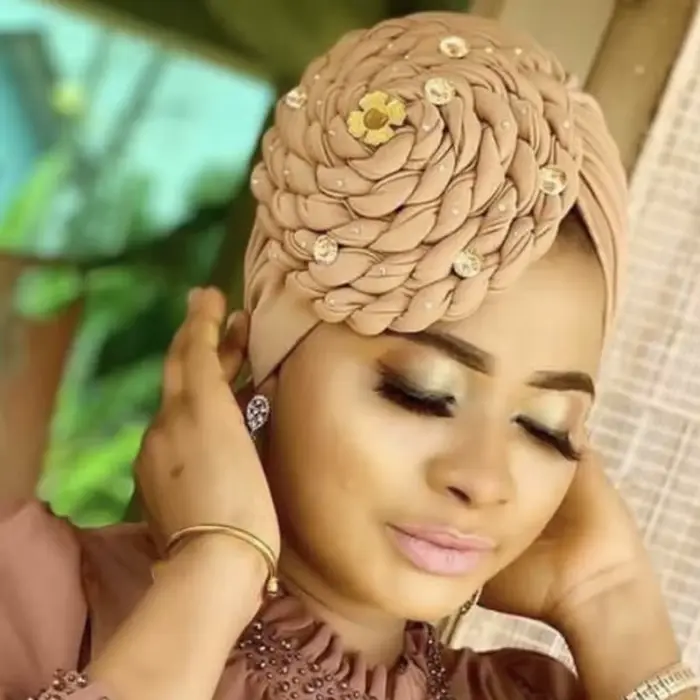 Diamants tresses Turban chapeau pour femmes musulman foulard Bonnet femme intérieur Hijabs arabe ban