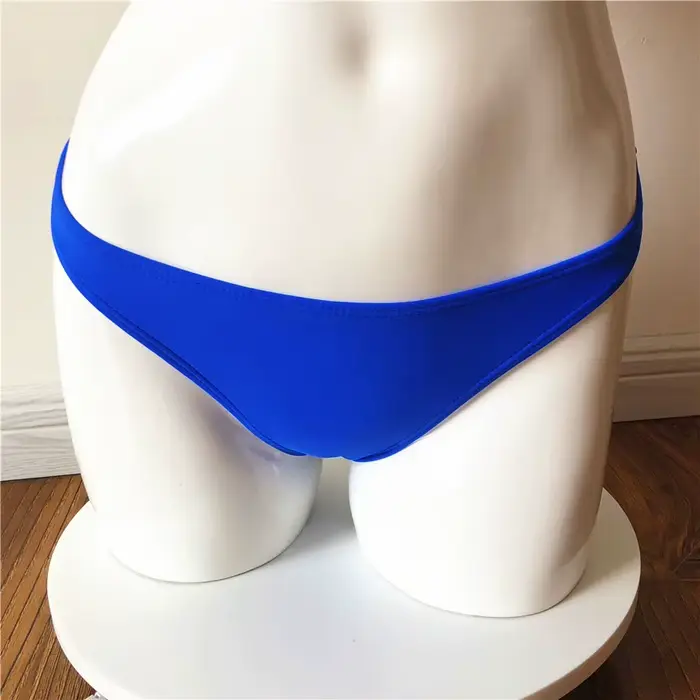Maillot de bain brésilien T-Back pour femme, culotte tanga, bikini, short de bain, pantalon de plage