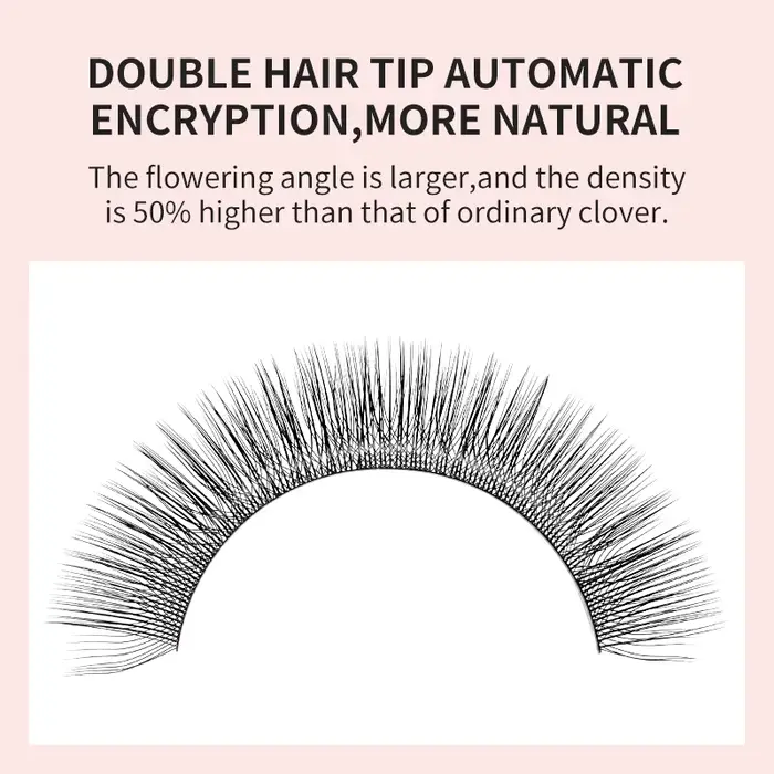 NATUHANA nouvelle Extension de cils en forme de 3DW 3D Volume préfabriqué cils en éventail W Style c