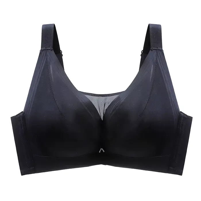 Velká push-up podprsenka pro ženy, prodyšné spodní prádlo, neviditelný minimalista, plná čepice C D E, velká velikost