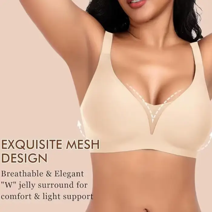 S-XL velké velikosti bezešvé krása zpět jeden kus ženy podprsenka s zadní hák bezdrátové push-up podprsenky