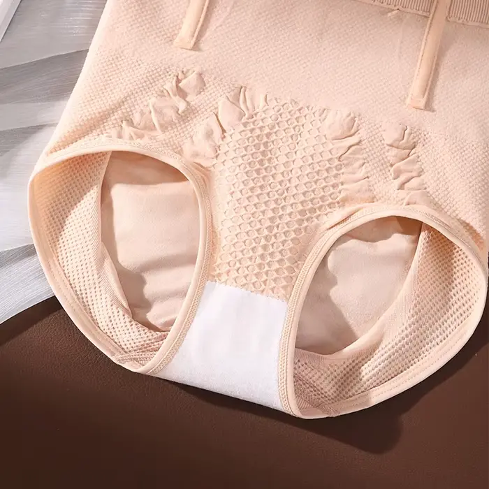 Culotte de contrôle post-partum pour femme avec effet Push Up et maintien ventre minceur en nylon et elasthanne ultra mince