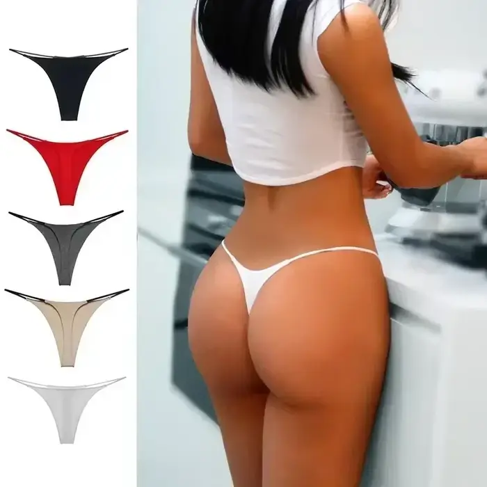 Lingerie Sexy G Strings taille basse String culotte femme Sexy sous-vêtements femmes sans couture tongs basses femmes sexy style de plage