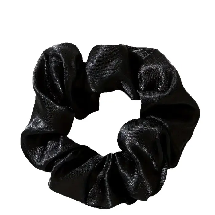 Grands chouchous rétro en soie véritable, 5 pièces, bandes de cheveux Premium pour femmes, adaptées 