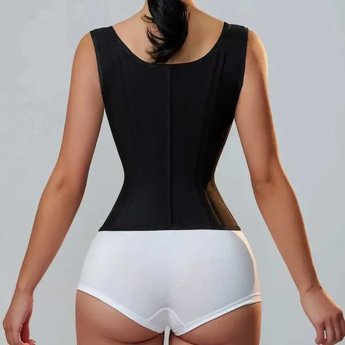 Latexový zeštíhlující korzet Hourglass, zeštíhlující plášť pro pas a břicho, s 13 ocelovými velrybami, hřbetní zip, podpora zad, velké velikosti