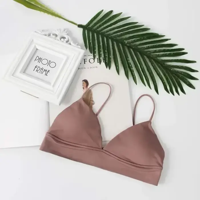 French Triangle podprsenka pro ženy, trubkový top, Sexy, bezešvé, košilka, bezdrátový, bez zad, spodní prádlo, Bralette, léto