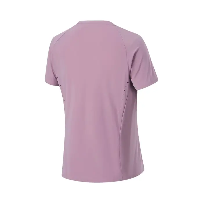 Li-ning T-Shirt de course pour femmes AT DRY FREEZE 76% Nylon 24% élasthanne AT._UV-50 + doublure T-