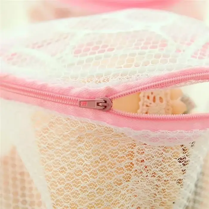 Lingerie lavage maille vêtements sous-vêtements organisateur sac de lavage utile maille filet soutien-gorge sac de lavage fermeture éclair sac à linge