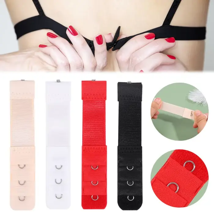 Prodloužení podprsenky, prodlužovací přezka, spodní prádlo, prodlužovací podprsenka, 3řadá přezka, nastavitelná prodlužovací háček, intimní doplňky