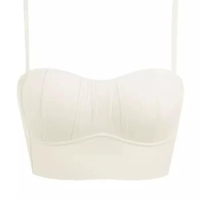 Soutien-gorge sans bretelles sans bretelles, soutien-gorge pour femme enveloppant autour de la poitrine pour éviter l'exposition, sans trace et sans armatures