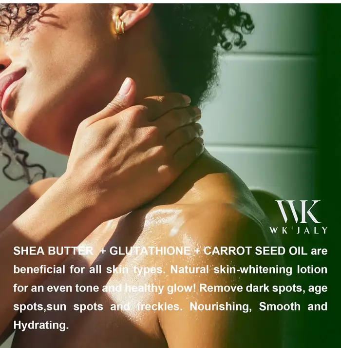 WK JALY Zesvětlující tělové mléko Glow Booster s glutathionem