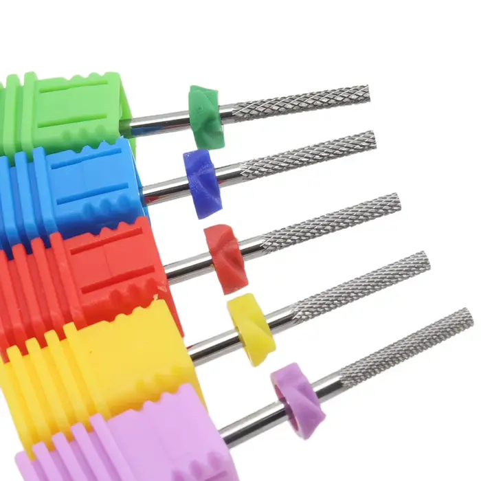 1 pièces forets à ongles de sécurité, forets à cuticules en carbure de tungstène de 3/32 ", rotation