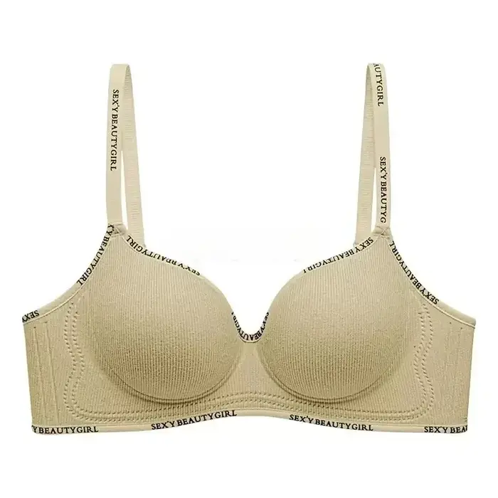 Soutien-gorge push-up sans fil pour petites poitrines (bonnets A-C), avec coussinets 3D sans couture