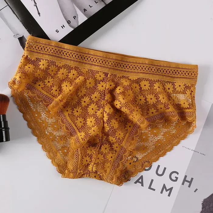 Elegantní polyesterové krajkové kalhotky pro ženy speciální příležitosti spodní prádlo,,