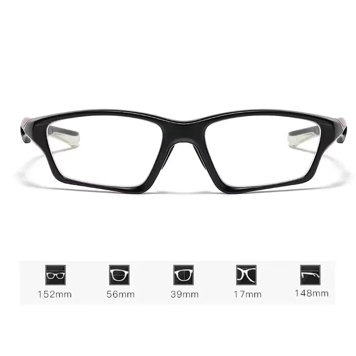Lunettes de sport photochromiques TR90 pour myopie, unisexe, pour femmes et hommes, carrées, vue de 