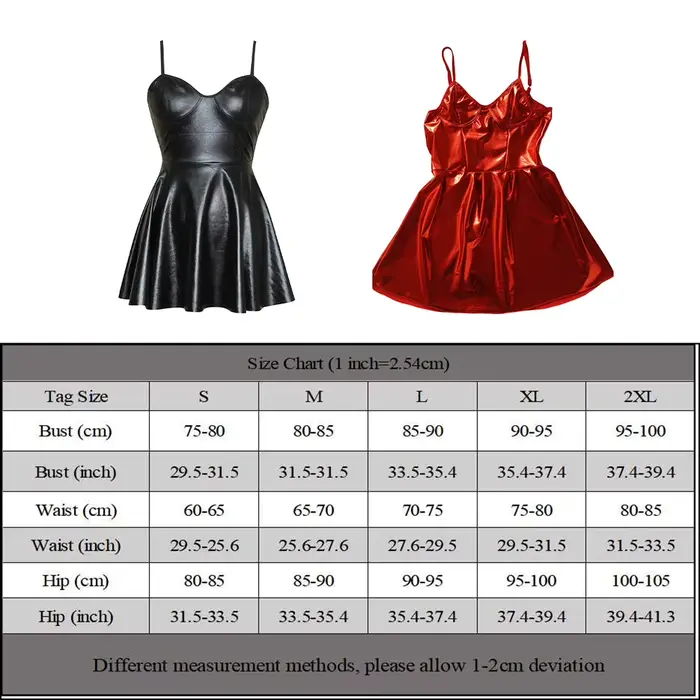 Femmes Lingerie Érotique En Cuir Noir Mini Robe Porno Costumes Discothèque Sexy Dames Robes Sexy Fête Clubwear Vêtements De Nuit