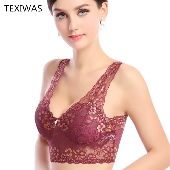 Soutien-gorge en dentelle et coton fleuri sans couture pour femmes, élégant et sexy à porter tous les jours ou à offrir pour des occasions spéciales
