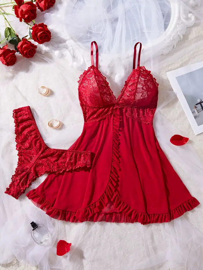 Sexy průhledné dámské spodní prádlo bez rukávů s výstřihem pro ženy romantické a odvážné pro intimní noci a zvláštní příležitosti