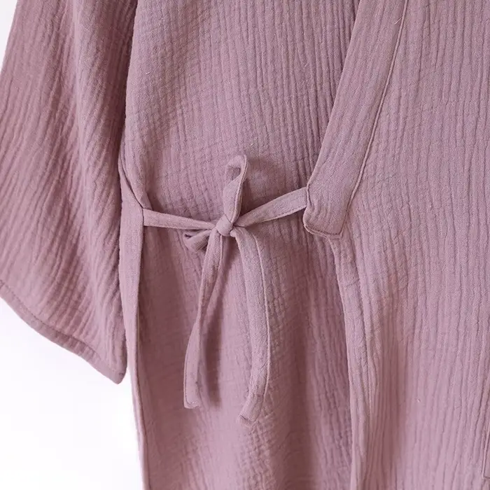 Elegantní japonské kimono pár pyžamo ze 100% bavlny pro ženy ležérní nošení a noční speciální příležitosti