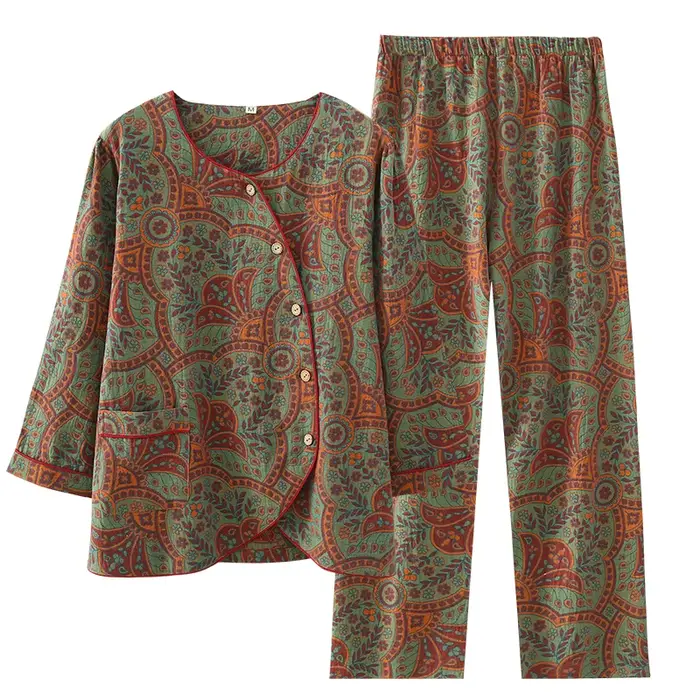 Pyjamas en coton pour femmes, taille M L XL, basiques, sexy, casual, lounge, tentant, vintage, nouveauté, robe de nuit, vêtements de nuit, habits de maison