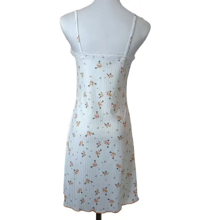 Nouvelle Robe de Nuit Sexy à Bretelles Florales, Confortable en Dentelle pour Femme, Ensemble de Pyjama Tendance pour la Maison, Vente Chaude