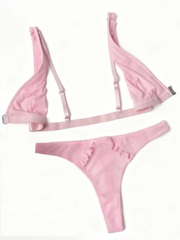 Soutien-gorge Push up froncé en dentelle pour femmes, fermeture frontale, respirant, fin, ajouré, Design, Lingerie d'été Sexy pour un usage confortable