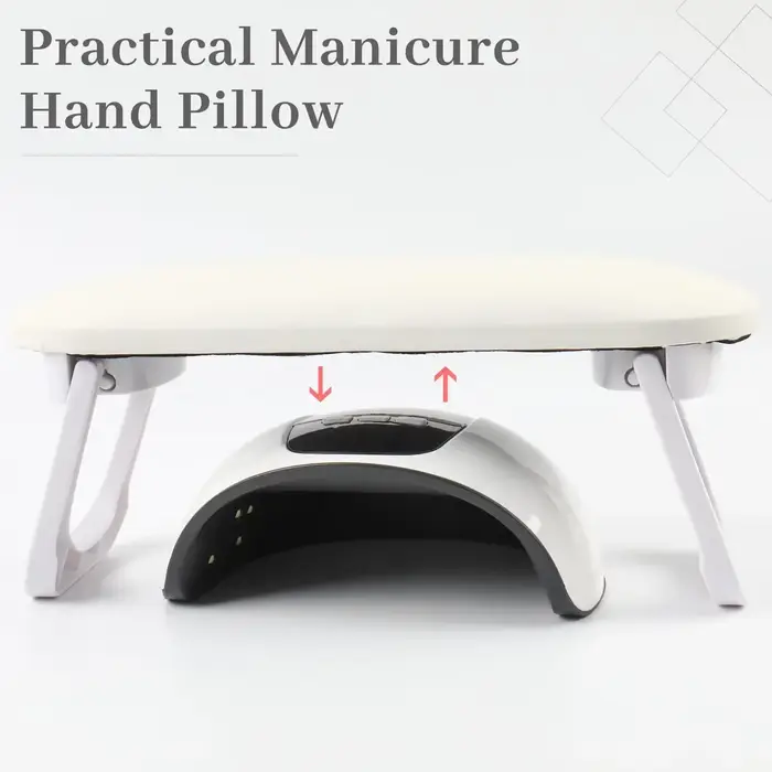 H6-Oreiller pour les mains Nail Art, portable, facile à nettoyer, confortable, non ald