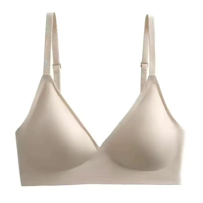 Poitrine plate épaissie 8CM bonnets Push Up soutien-gorge sans anneau en acier sans couture Invisibl