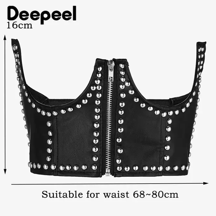 Bretelles noires avec cummerbunds décoratifs pour femmes, ceinture sexy, style gothique chic, accessoire mode punk, élégance et audace