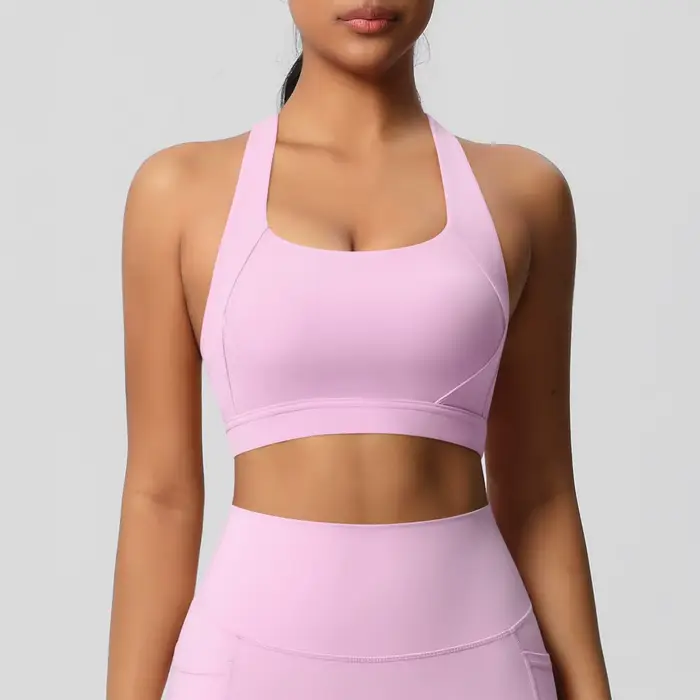 Femmes Fitness Yoga soutiens-gorge Sexy fronde beauté dos Fitness Push Up sport femmes sous-vêtement